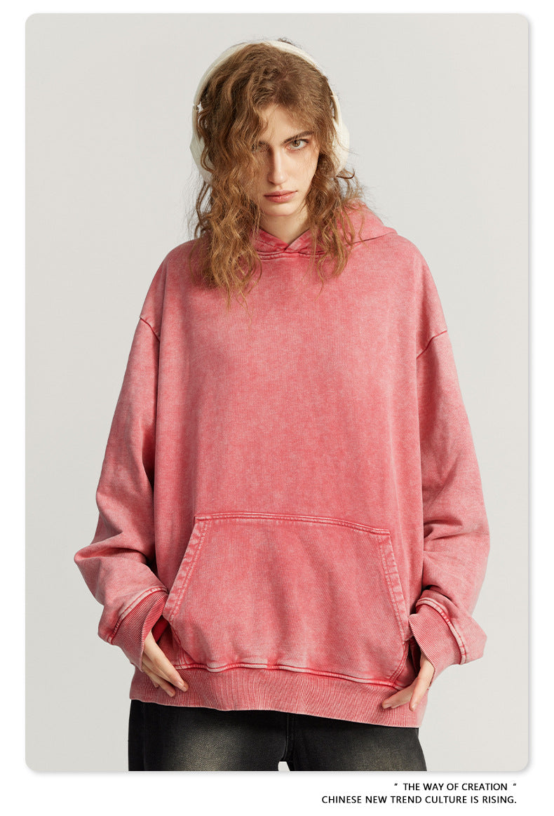 Oversize Washed Hoodie WN6463