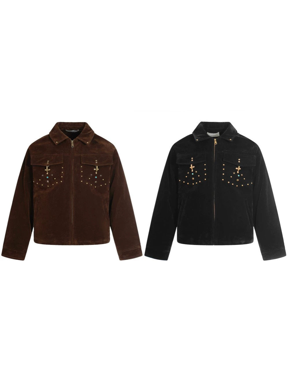 Studs Pocket Zipper Jacket WN28006