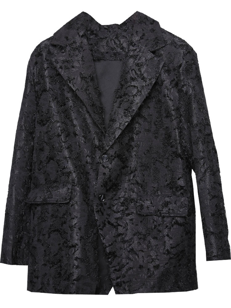 Texture Damage Tailored Jacket WN22410