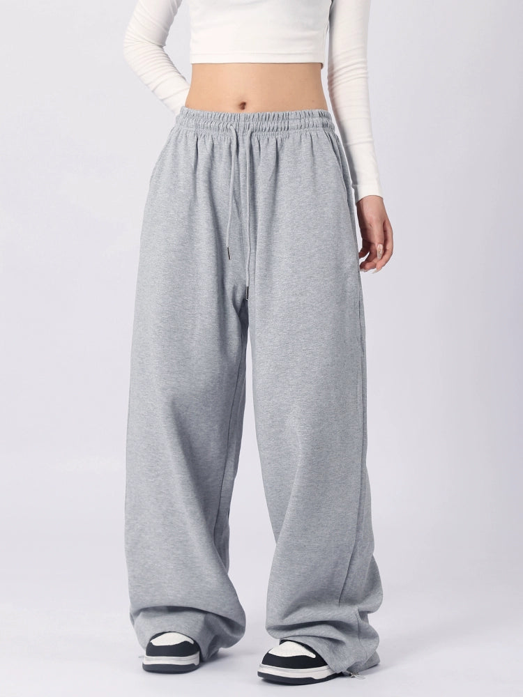 Graphic Deign Wide Leg Sweatpants WN17168