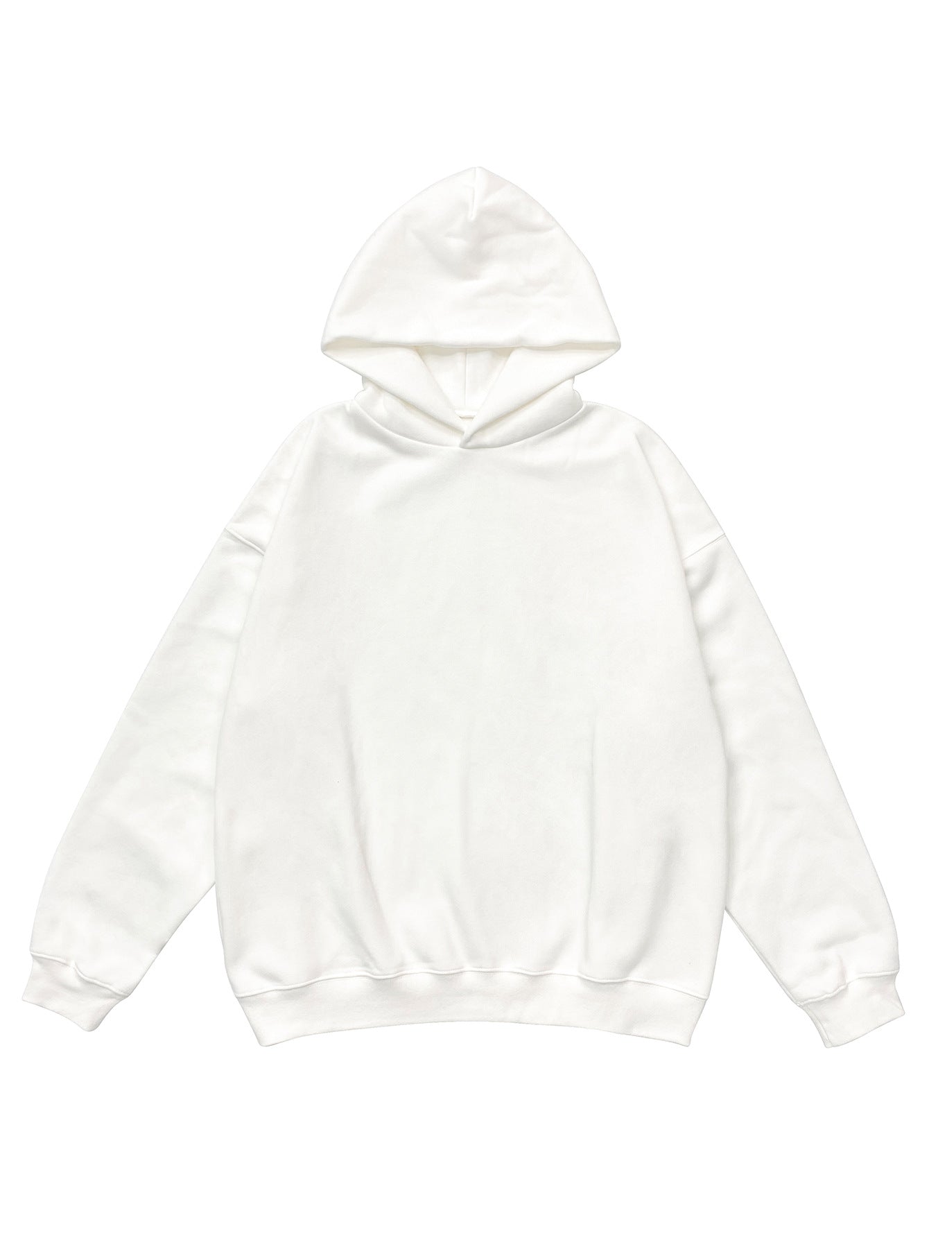 Fleece-Lined Oversize Pullover Hoodie WN12398