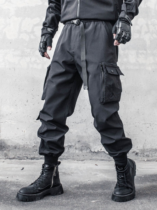 Functional Multi-Pocket Cuffed Cargo Pants WN22576
