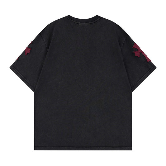 Washed Cross Logo Short Sleeve T-Shirt WN25796