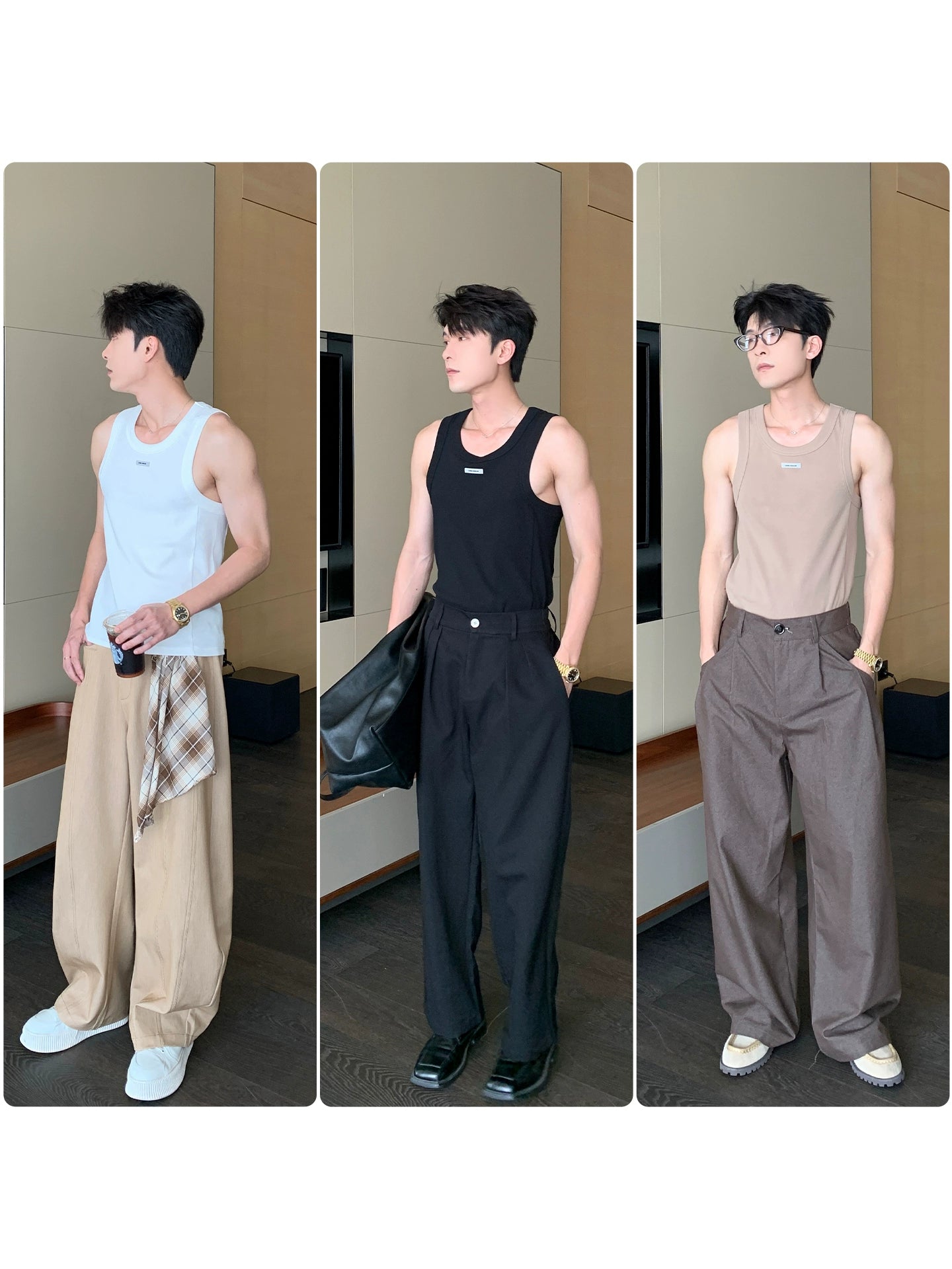 Wrinkle-Free Easy-Care Sleeveless T-Shirt WN20479