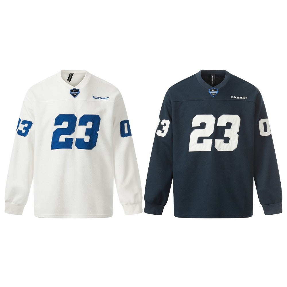 Number Graphic Long Sleeve T-Shirt WN28050