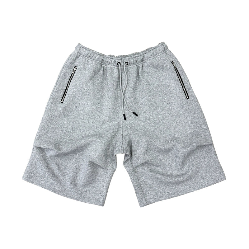 Zipper Design Air Layer Half Pants WN17631