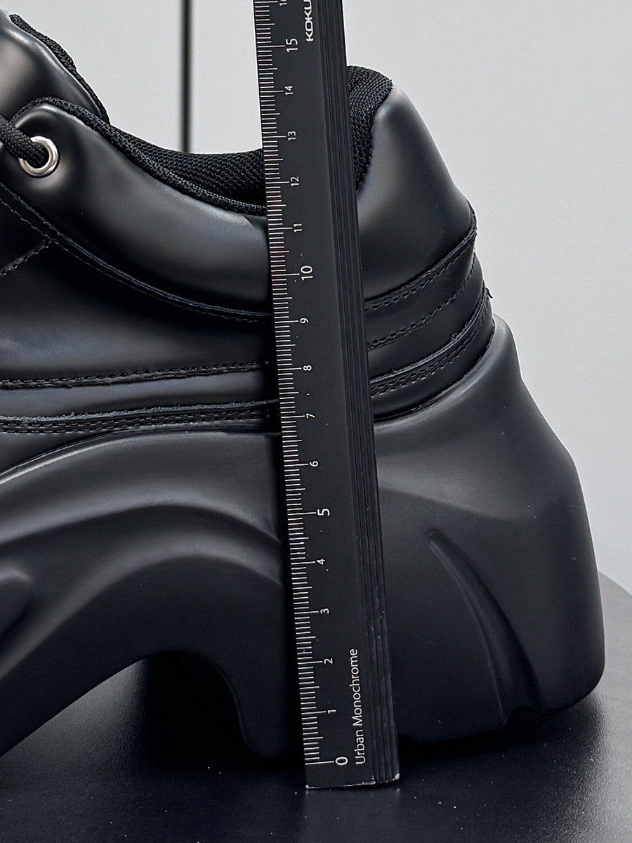 Thick-Sole Height-Increasing Derby Sneakers WN24753