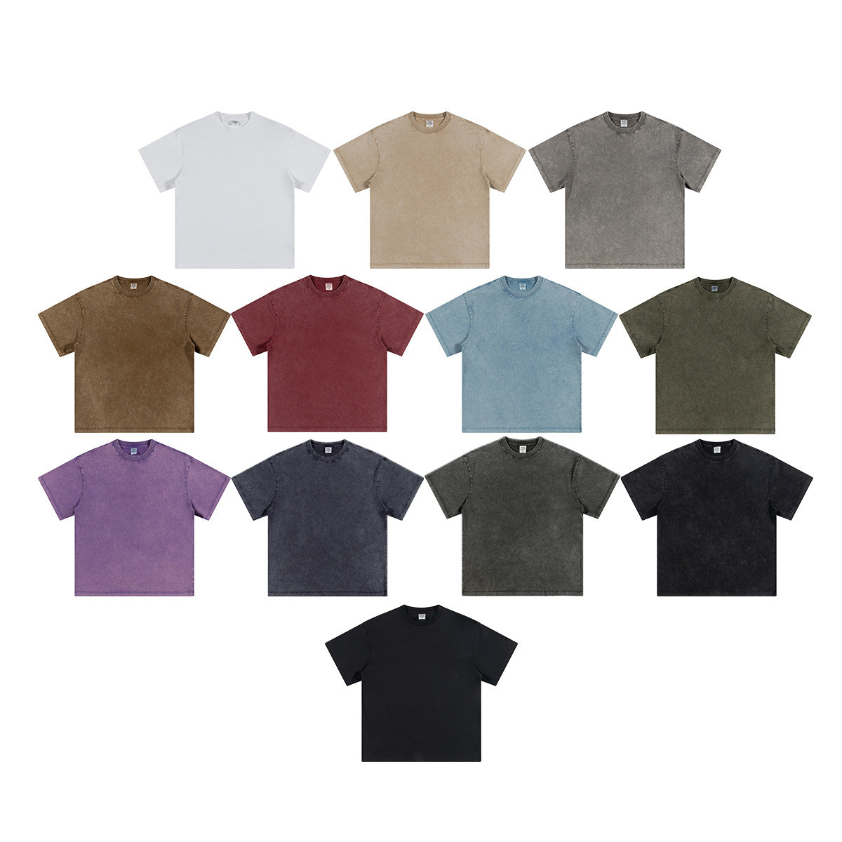 Washed Heavyweight Oversize Short Sleeve T-Shirt WN6078