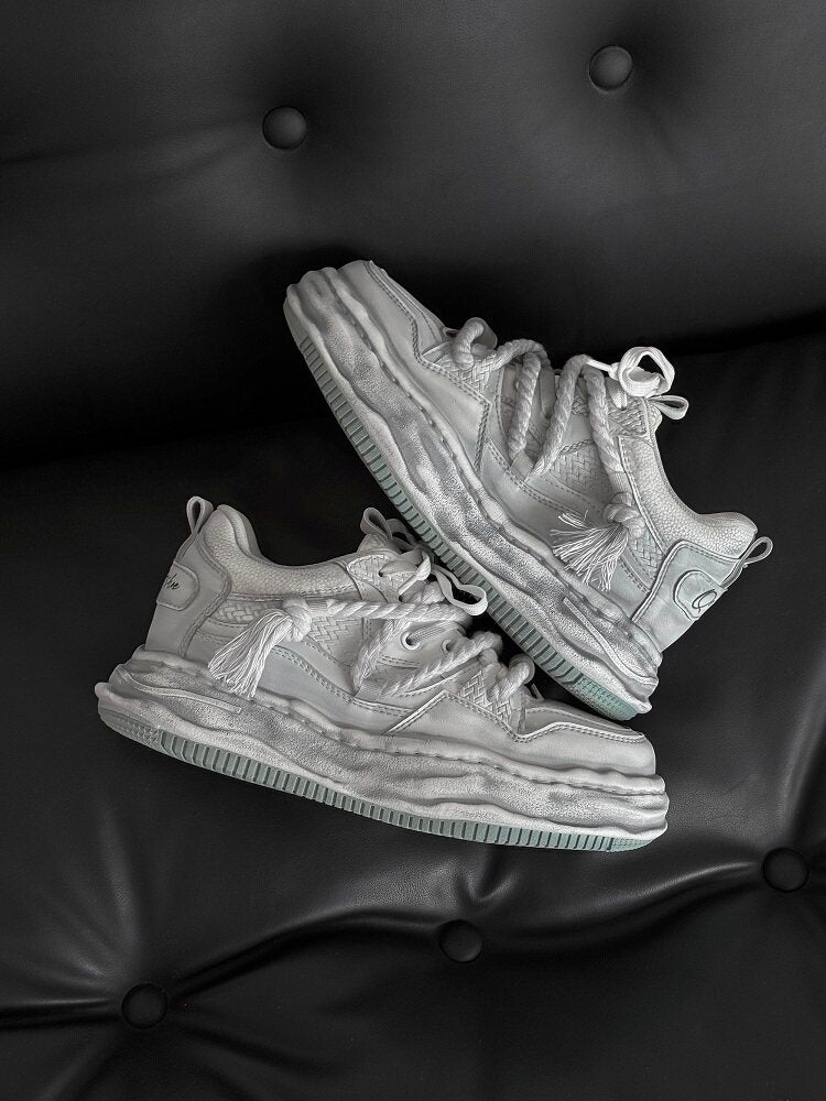 Rope Lace Chunky Sole Sneakers WN24560