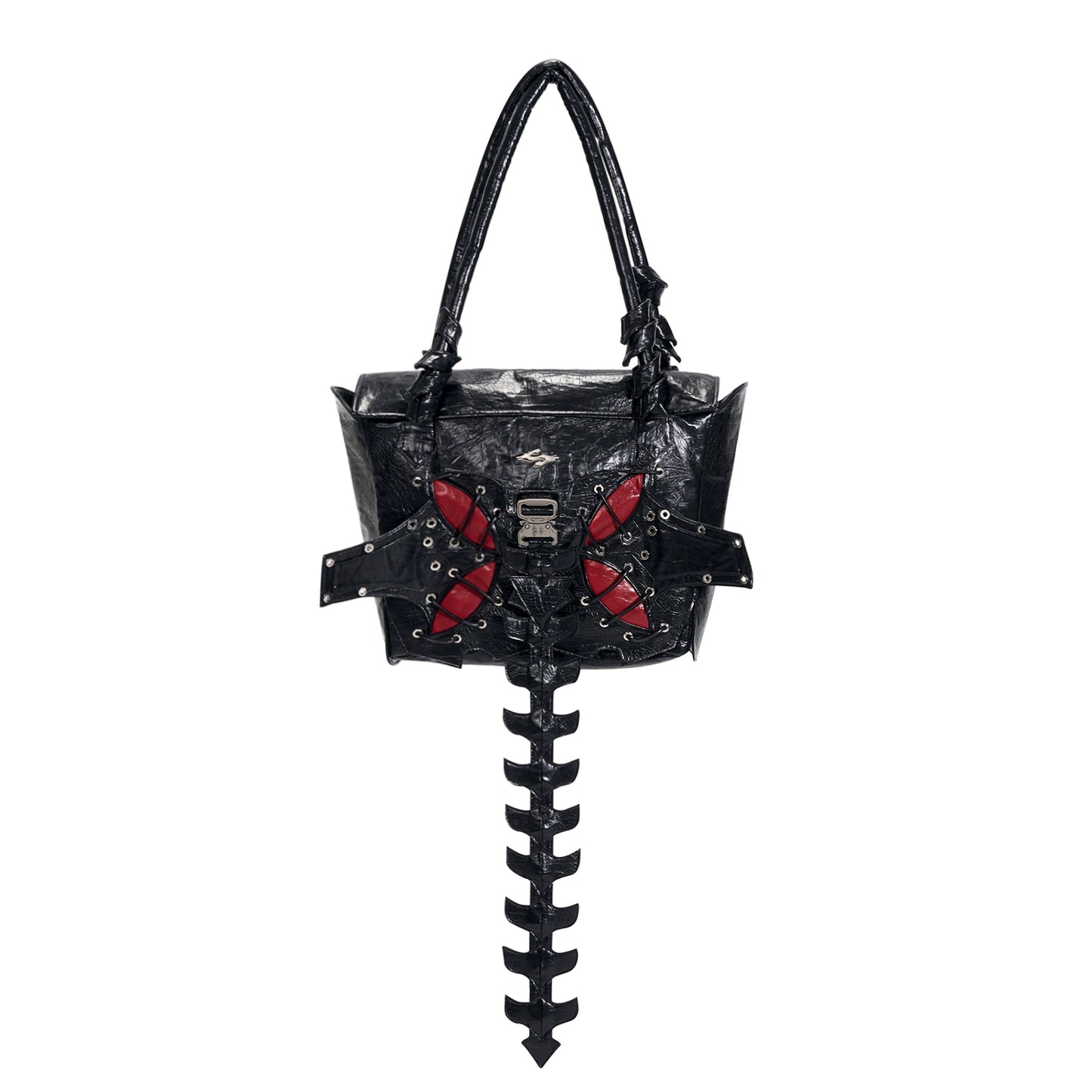 Asymmetric PU Leather Tote Bag WN18299