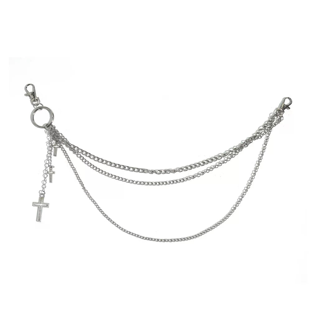 Stainless Steel Double Waist Chain WN23974