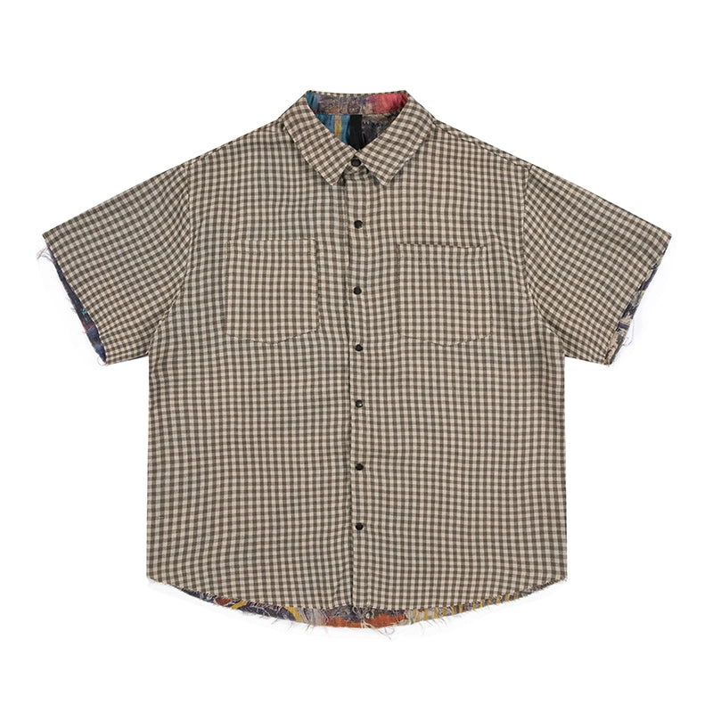 Riversible Damage Short Sleeve Shirt WN5342