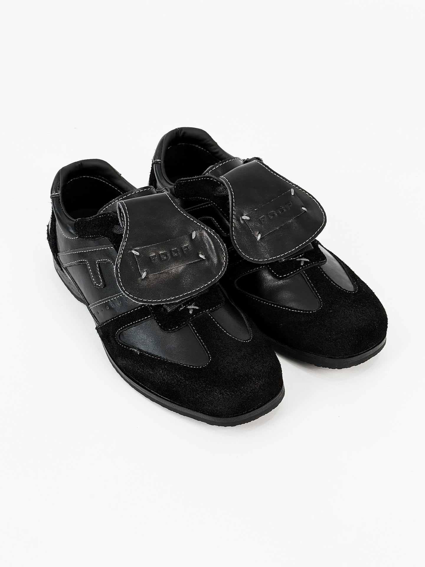 Square Toe Sole Flap Design Shoes WN19156