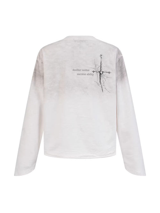 Graphic Print Long Sleeve T-Shirt WN28061