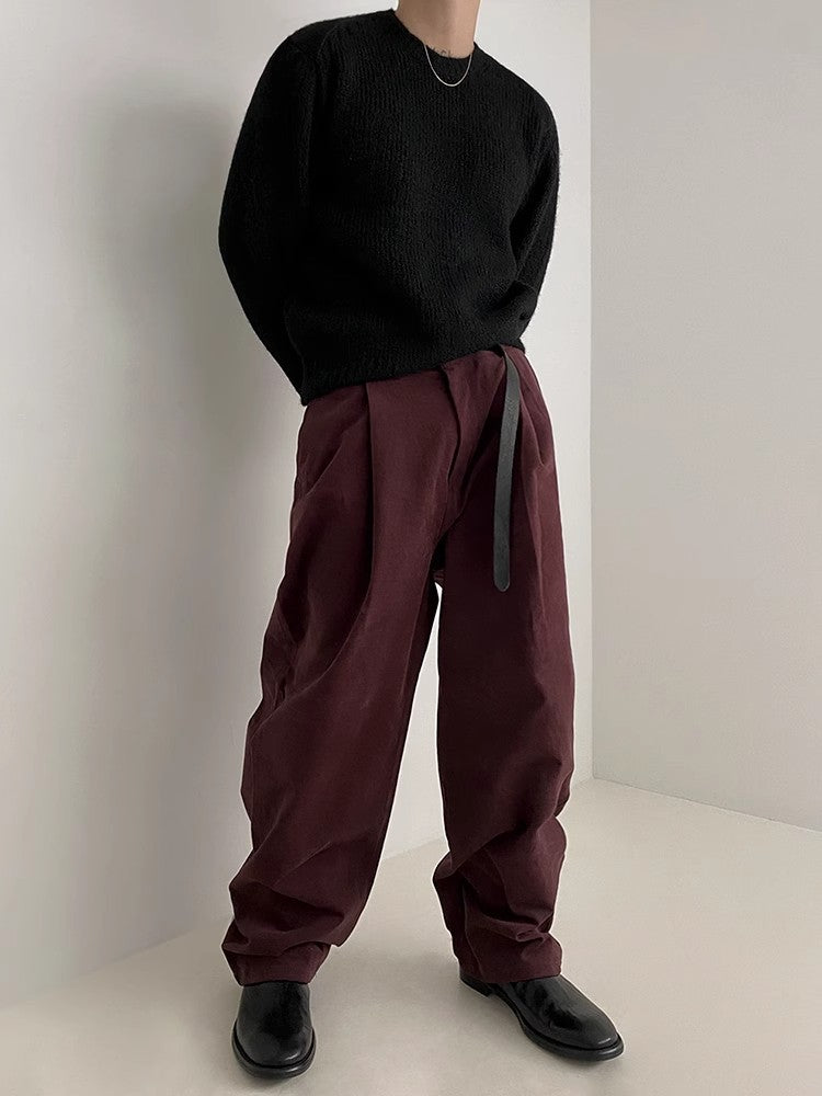 Round Toe PU Leather Mid Cut Boots WN6684