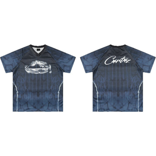 Raglan Jersey V-Neck Short Sleeve T-Shirt WN26585