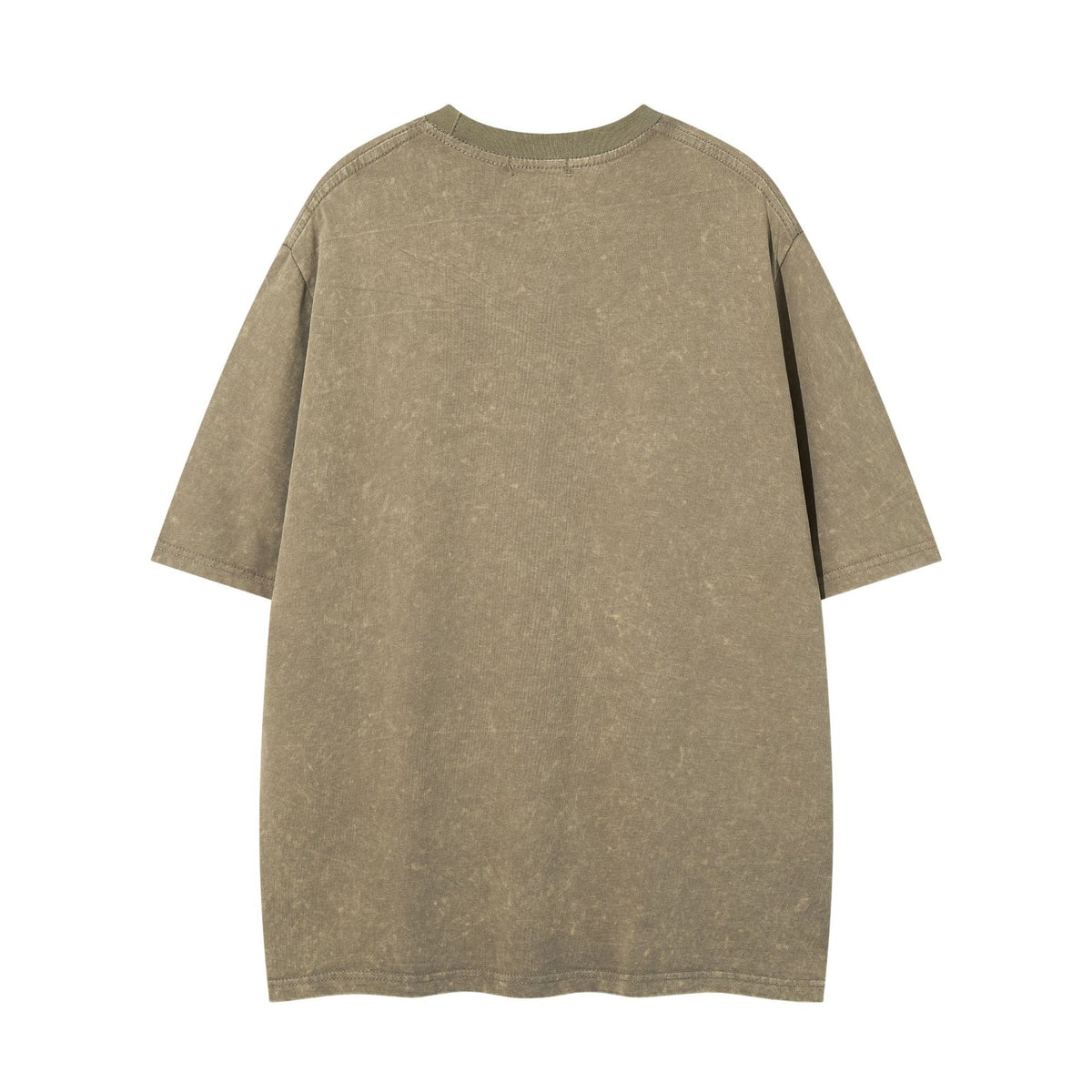Washed Plain Short Sleeve T-Shirt WN26776