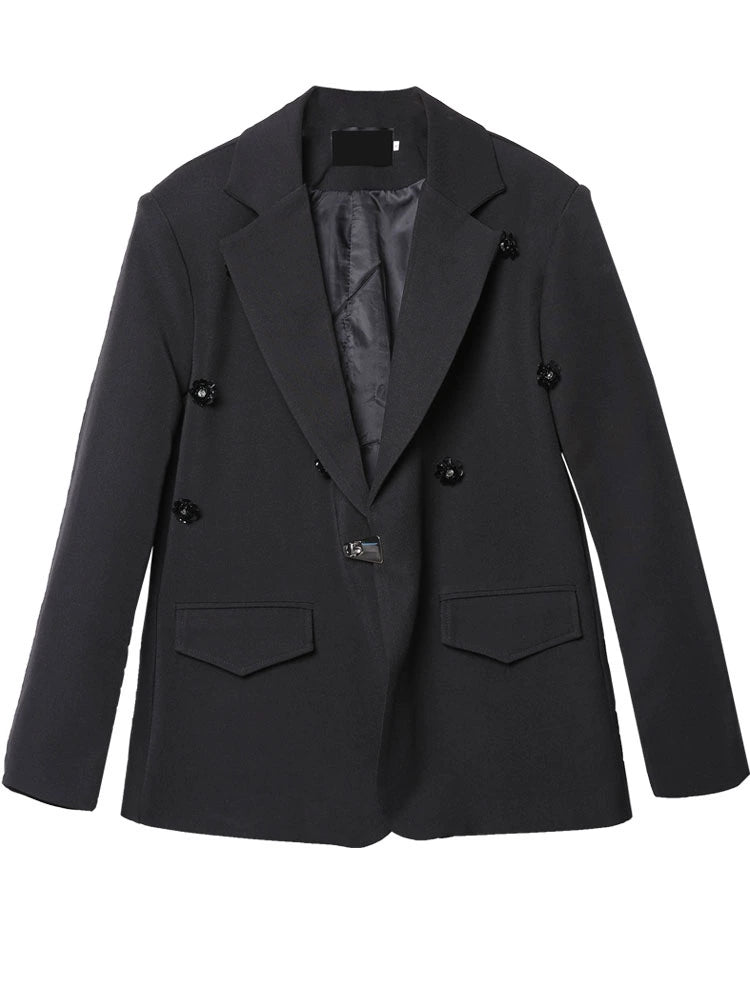 Shoulder-Pad Oversize Tailored Jacket WN22330