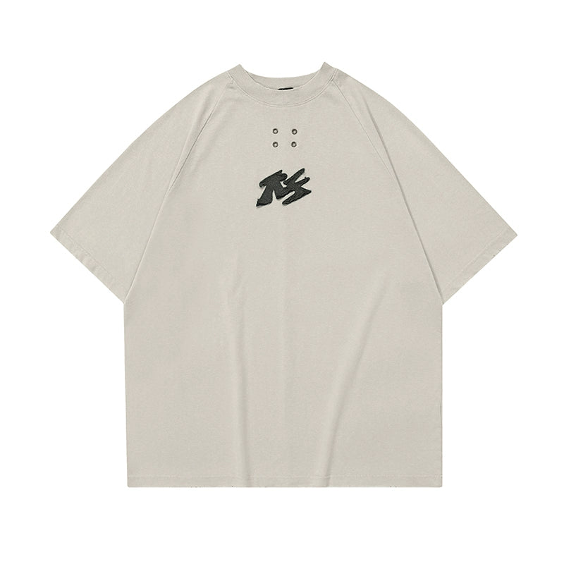 Logo Embroidery Oversize Short Sleeve T-Shirt WN5352