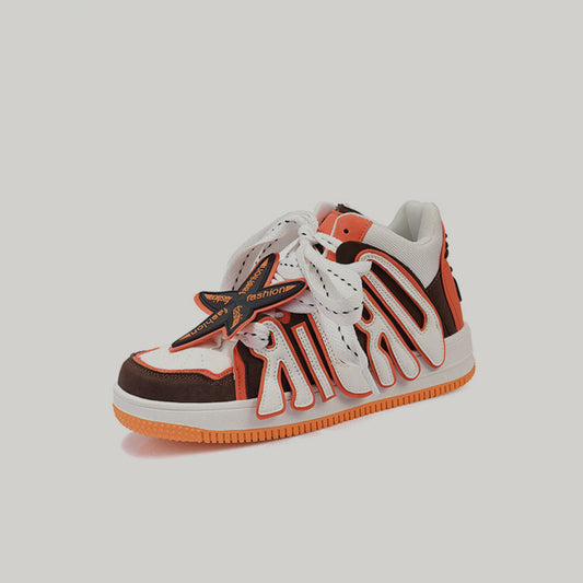 High-Top Starfish Design Sporty Sneakers WN23413