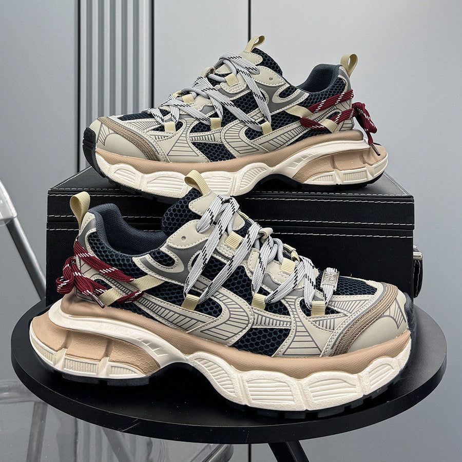 Mesh Panel Thick Sole Sneakers WN24732