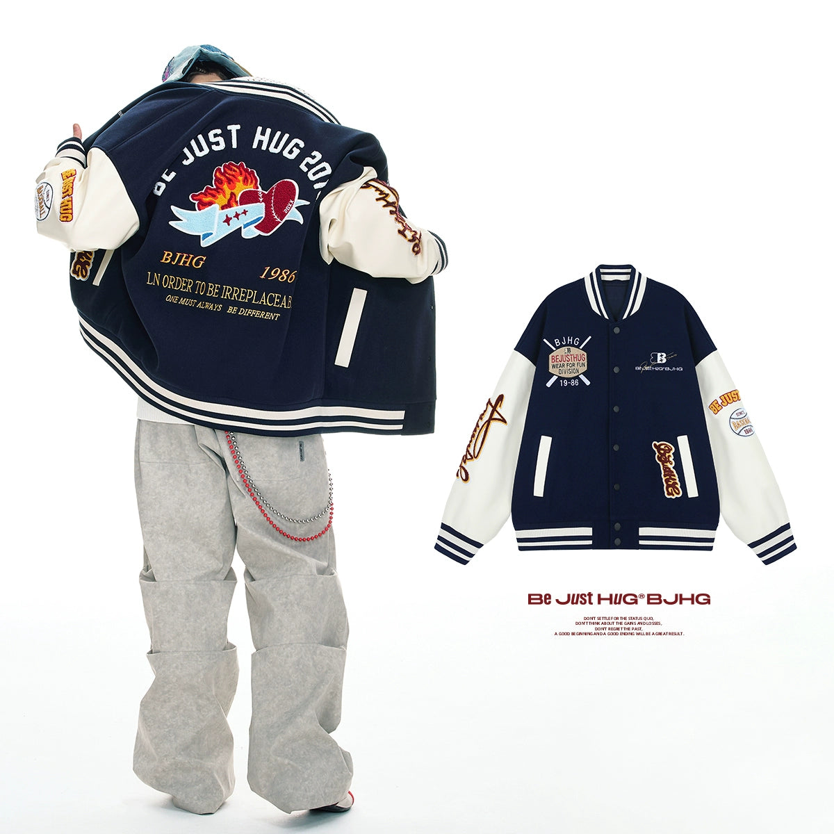 Graffiti Design Baseball Jacket WN13188