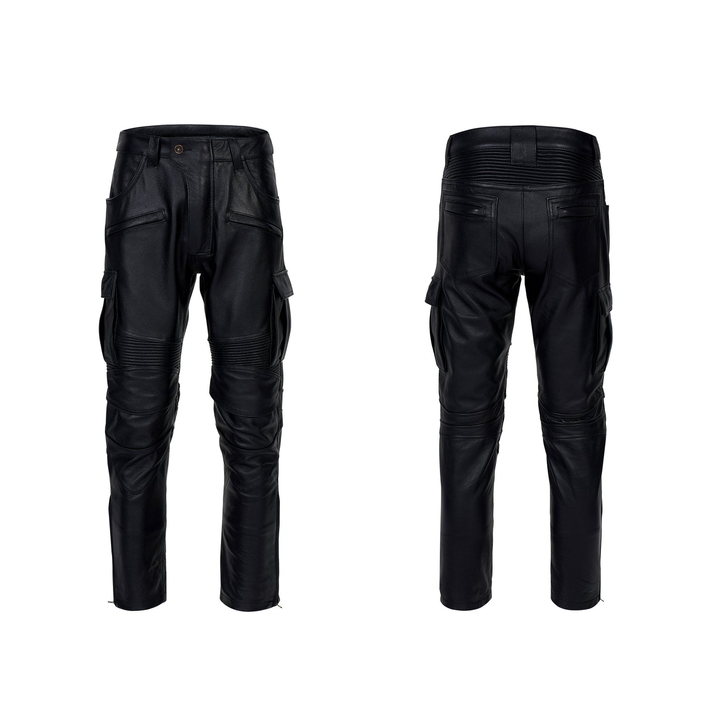Deconstruction PU Leather Pants WN22633