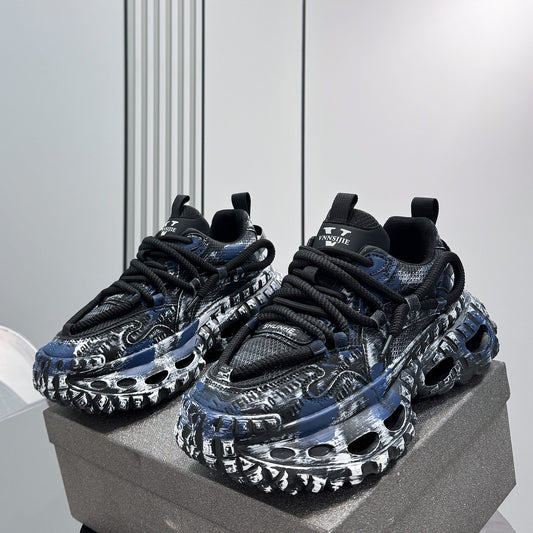 Chunky Platform Lace-Up Sneakers WN24810