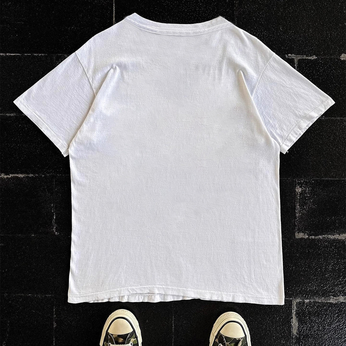 Graffiti Print Oversize Short Sleeve T-Shirt WN16711