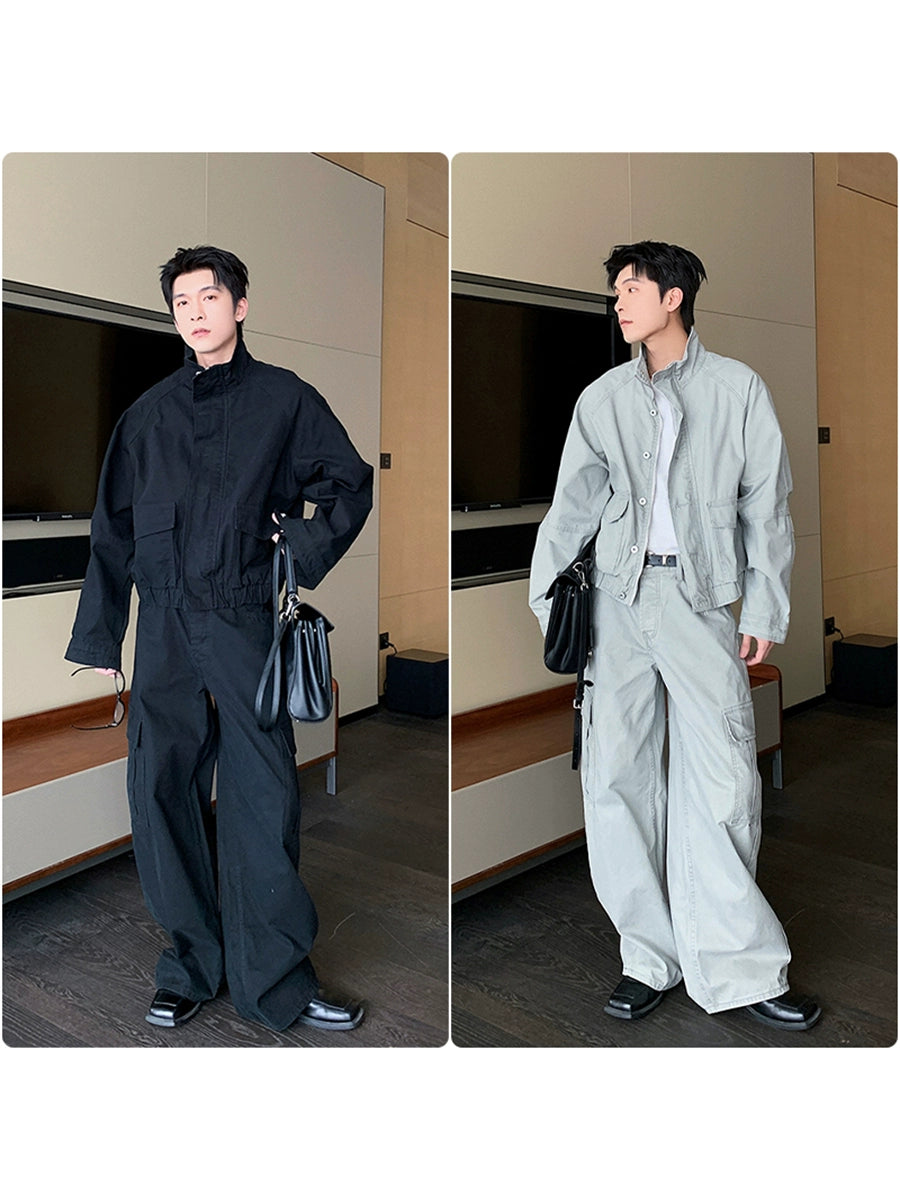 Oversize Denim Jacket & Cago Denim Jeans Setup WN20406