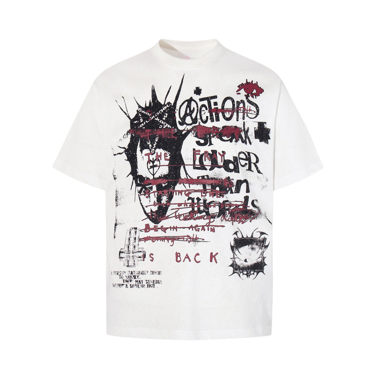Rock Portrait Cotton Short Sleeve T-Shirt WN24266