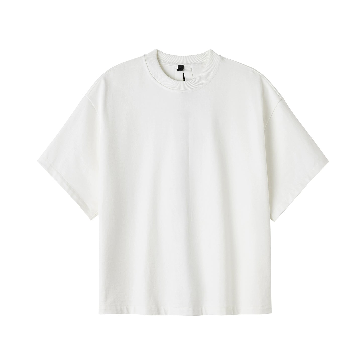 Thick Black And White Spine Pattern Oversize Short Sleeve T-Shirt WN13311