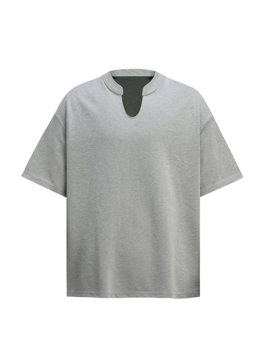 Notch Neck Short Sleeve T-Shirt WN26255