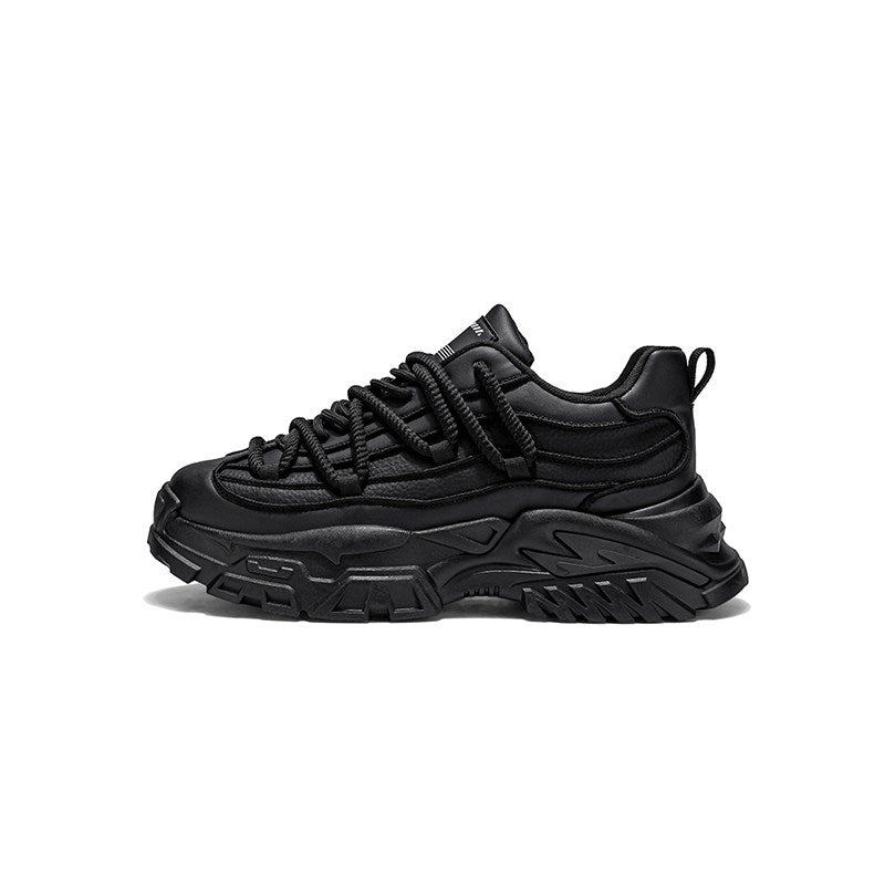 Layered Sole Chunky Lace-Up Sneakers WN23453
