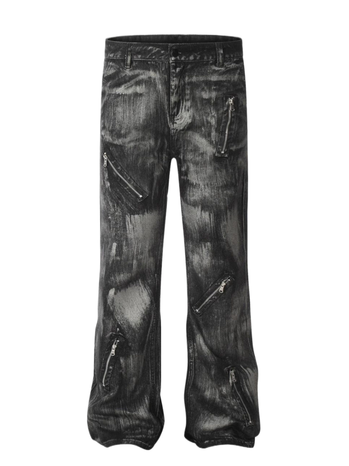 Washed Micro Flare Denim Jeans WN5858