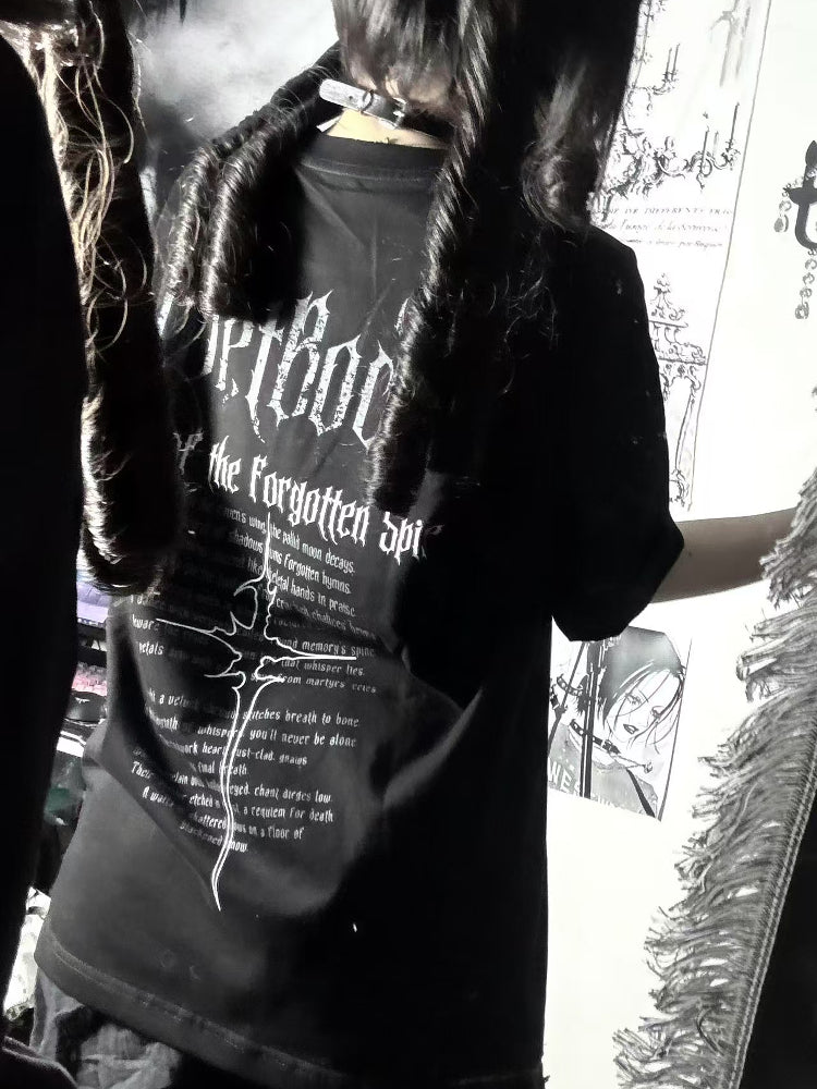 Graphic Print Cotton Short Sleeve T-Shirt WN15590