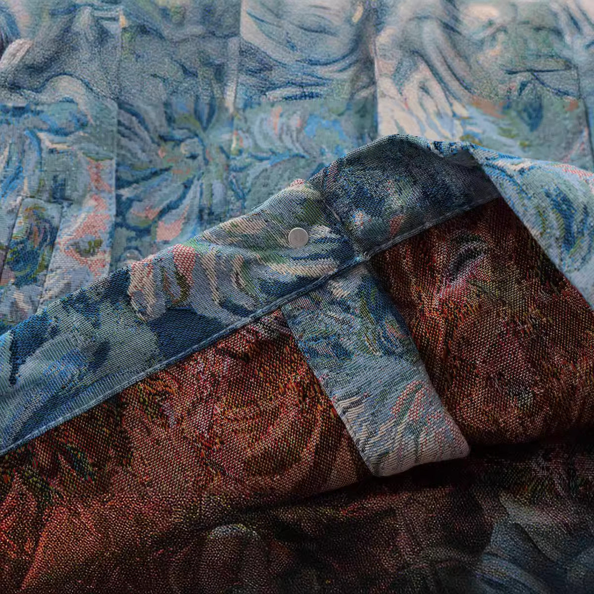 Oil Painting Floral Print Oversize Jacket WN15071