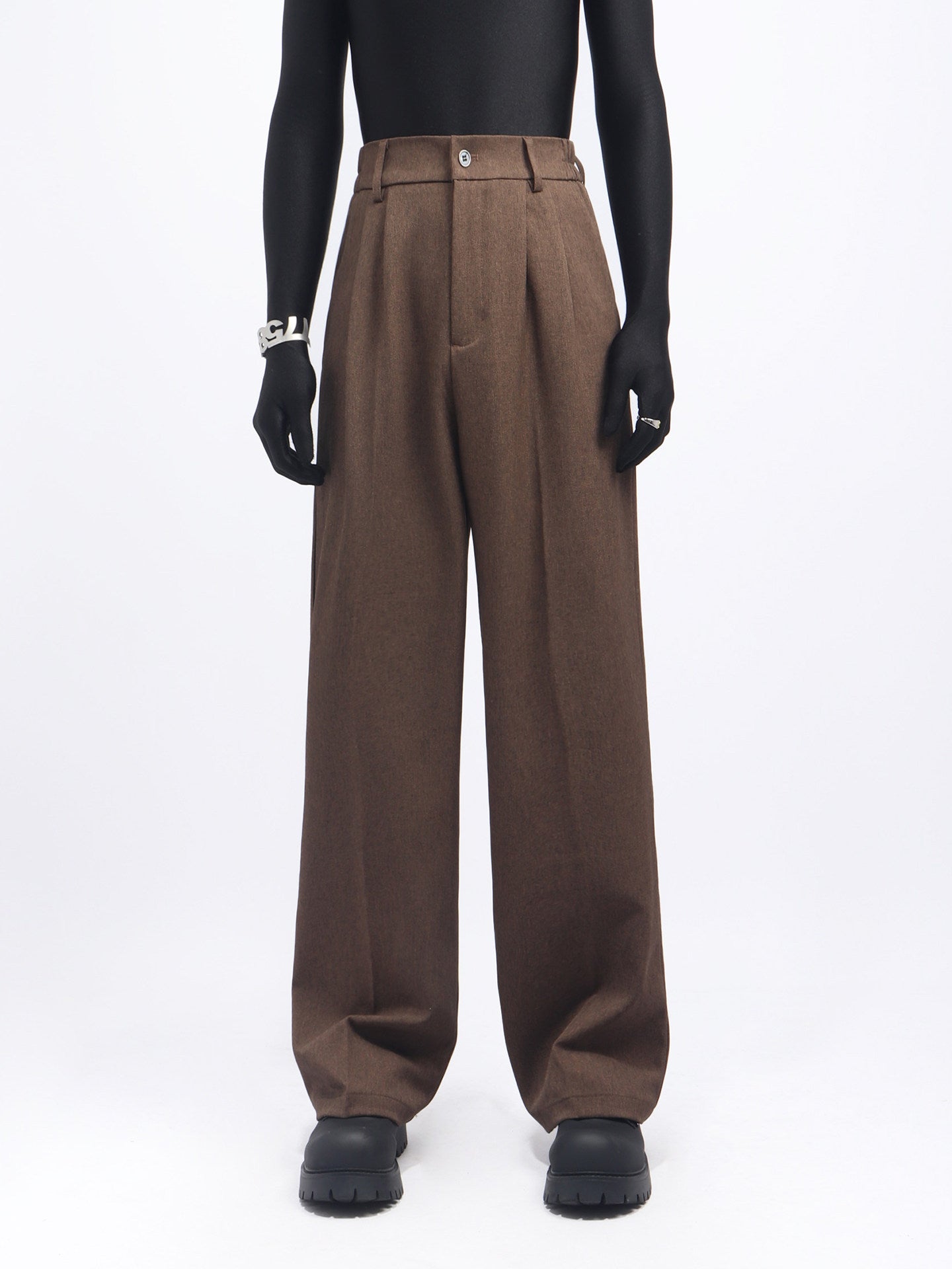 Short Tailored Jacket & Wide Leg Trousers Setup WN23751