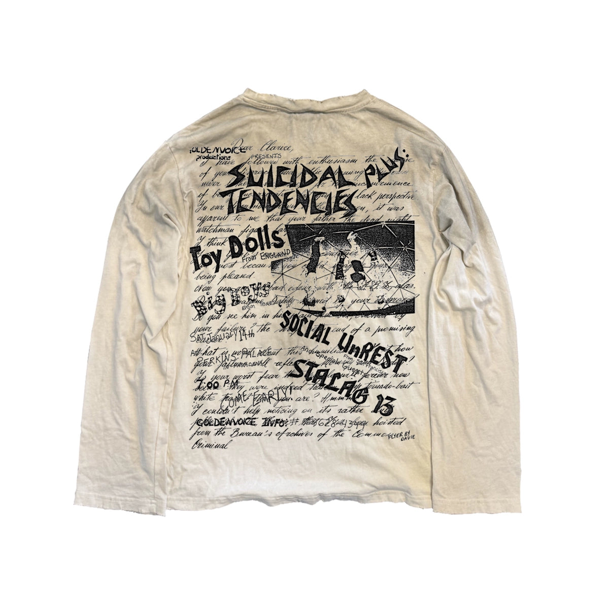 Paint Splash Spray Dye Long Sleeve T-Shirt WN16831