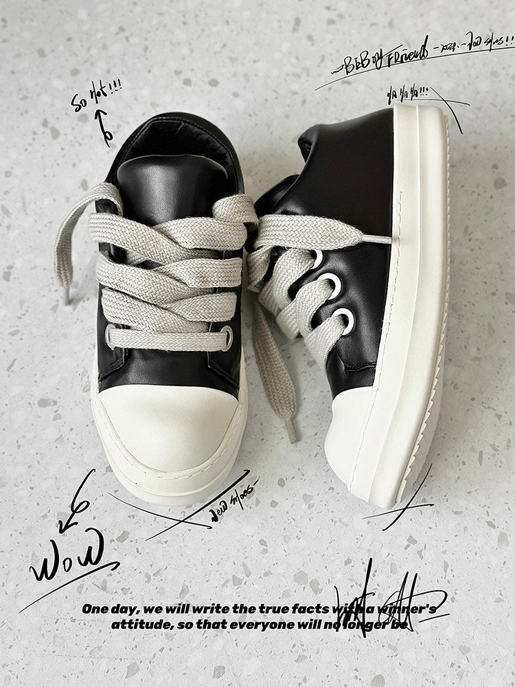 Rope Lace Platform Sneakers WN24526