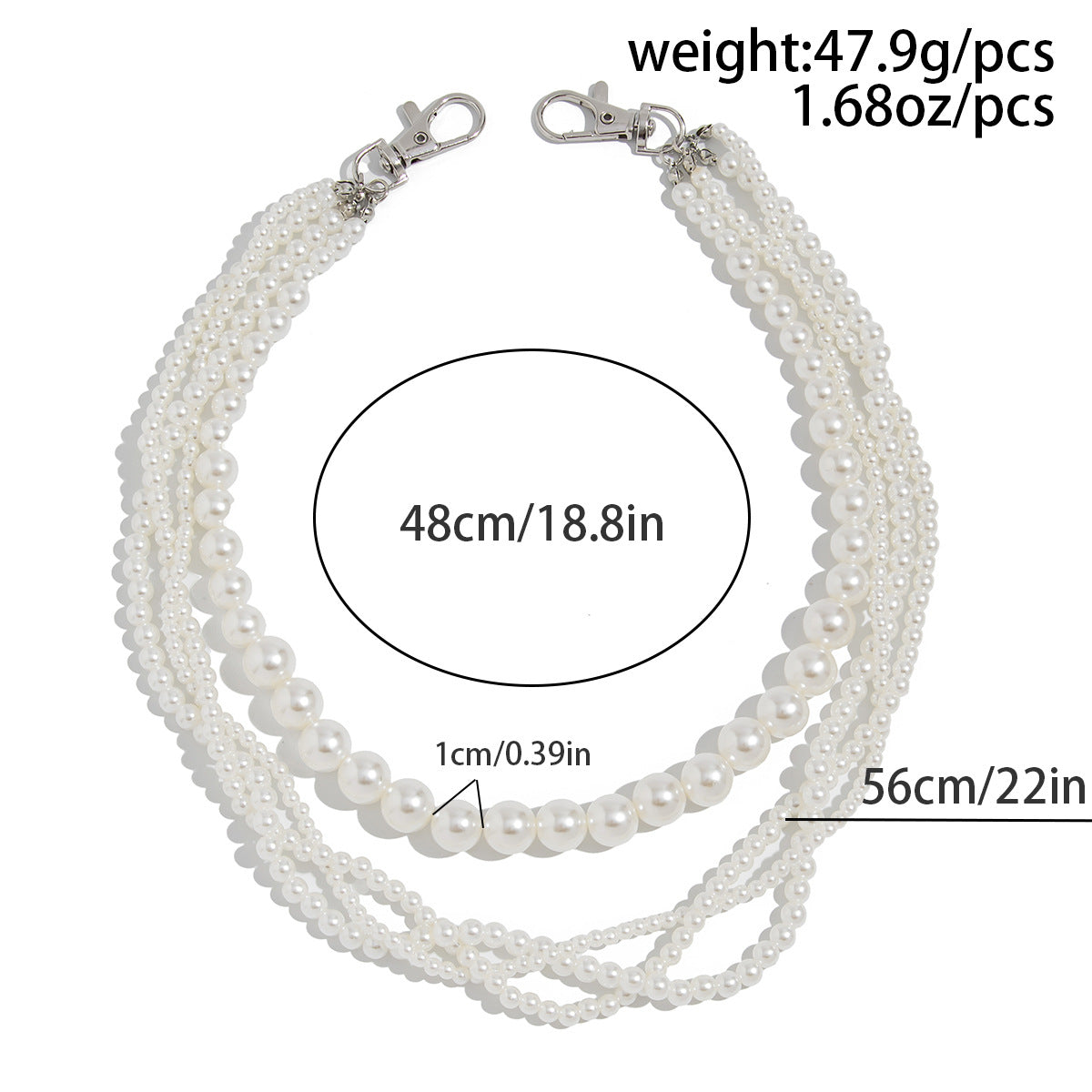 Wrapped Pearl Beads Pants Chain WN21072