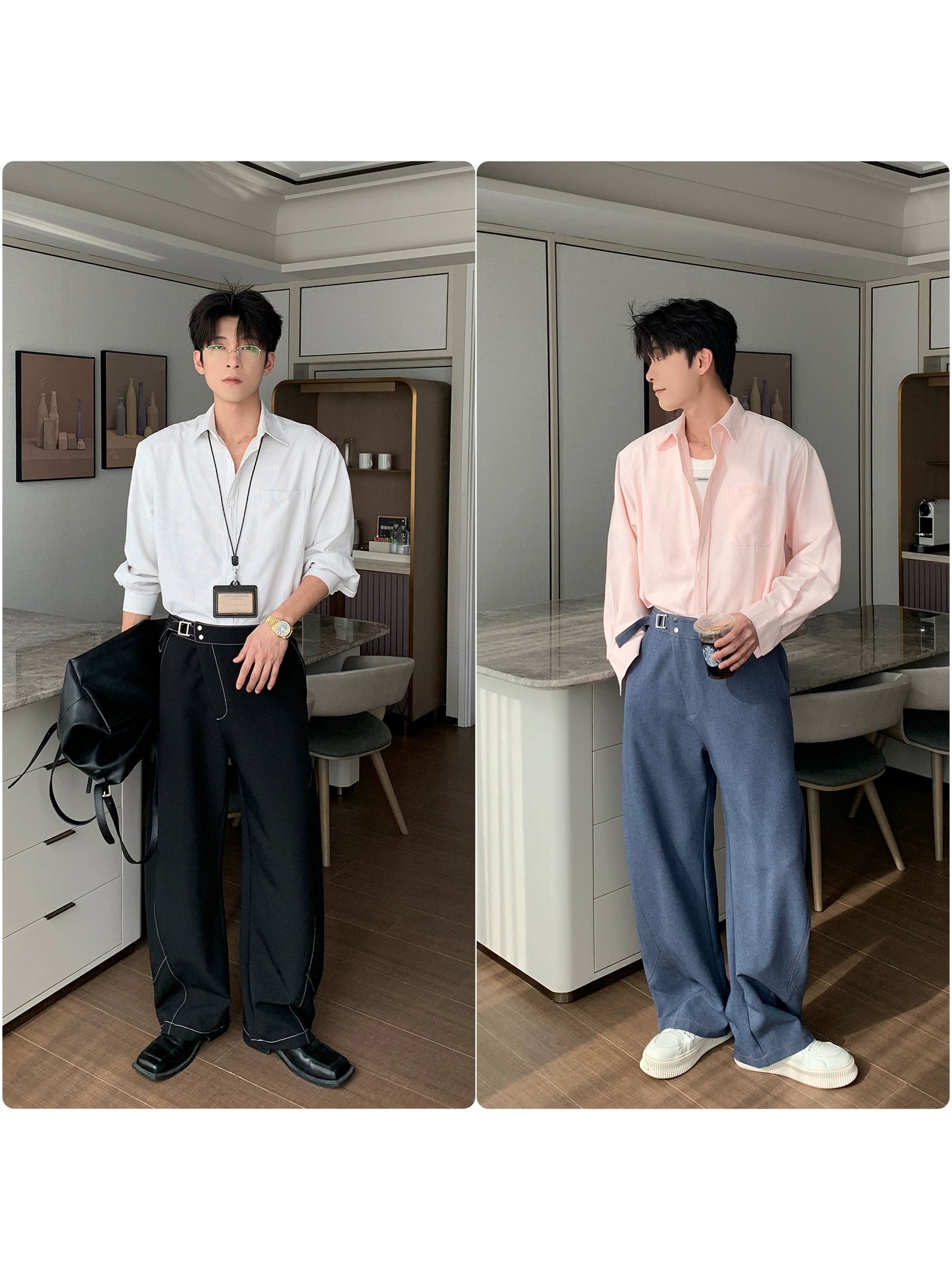 Striped Cleanfit Long Sleeve Shirt WN20485