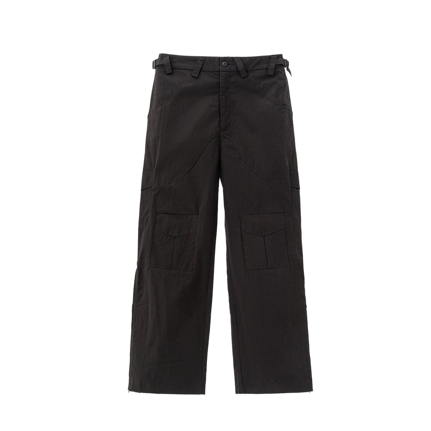 Hidden Multi-Pocket Flare Cargo Pants WN21278