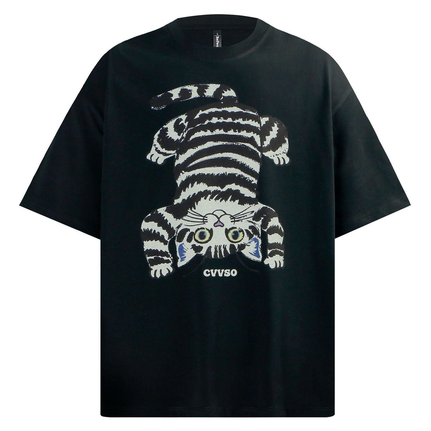 Cat Graphic Short Sleeve T-Shirt WN26243