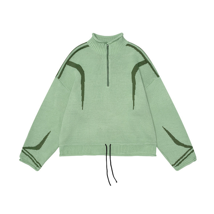 Textured Oversize Knit Sweater WN12387