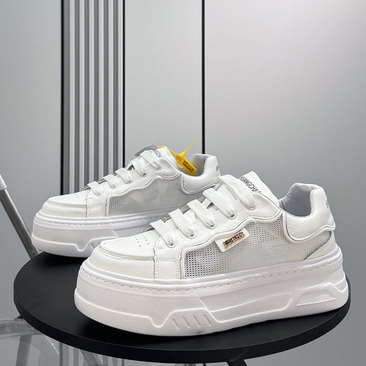 Chunky Platform Mesh Lace-Up Sneakers WN24848