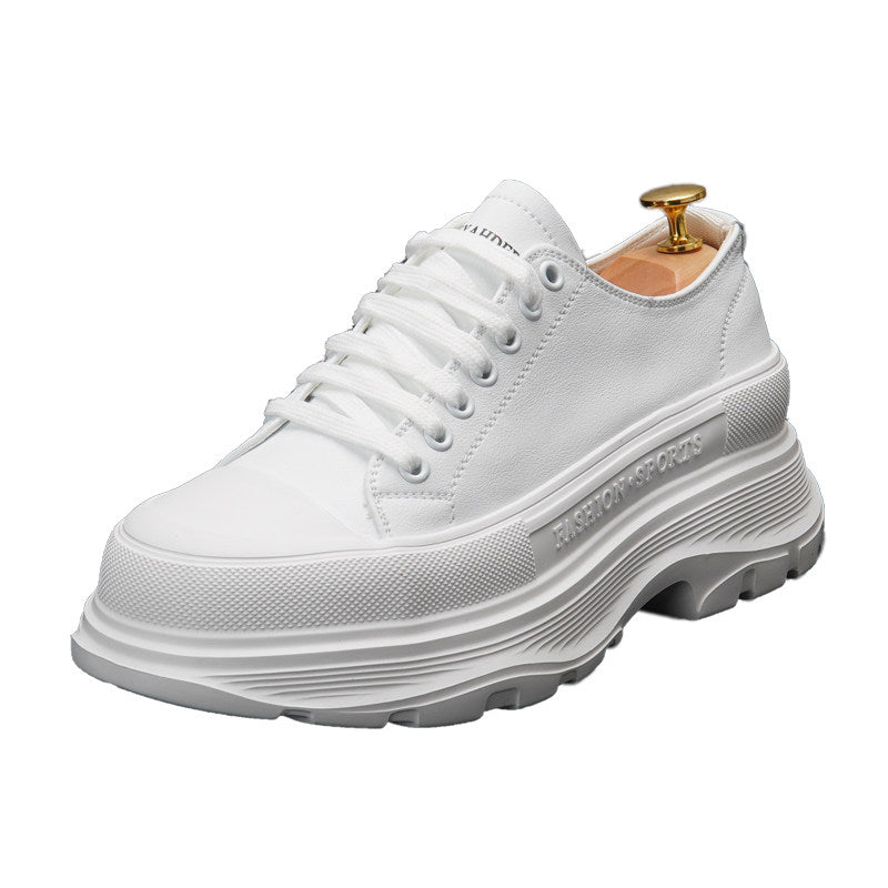 Lace Up Platform Thick Sole Sneakers WN24597