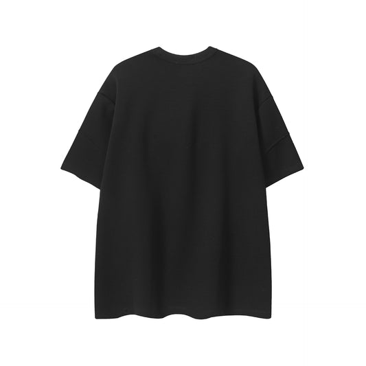 Patchwork Design Short Sleeve T-Shirt WN25640