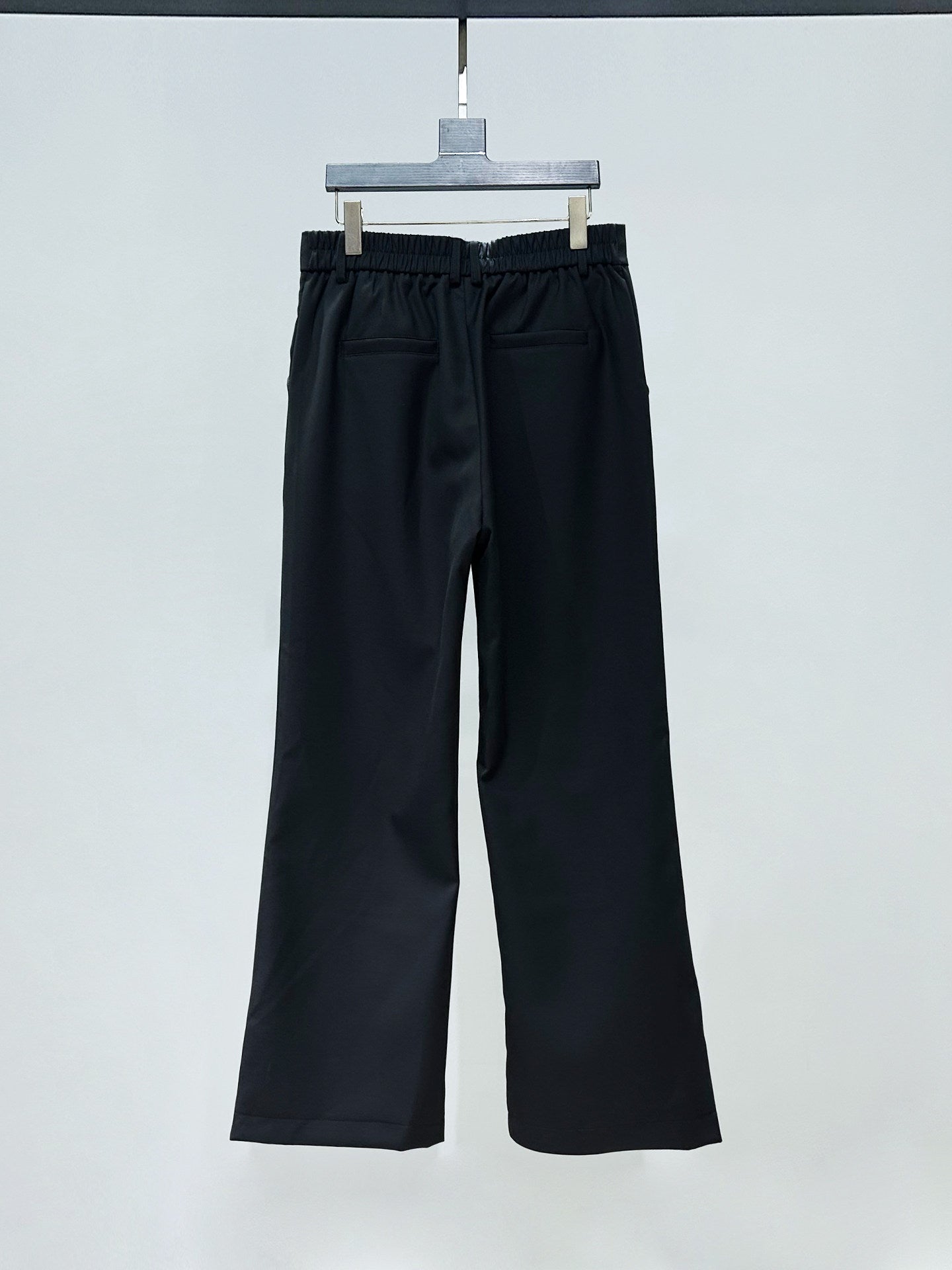 Metal Buckle Tailored Jacket & Wide Leg Flare Trousers Setup WN23941