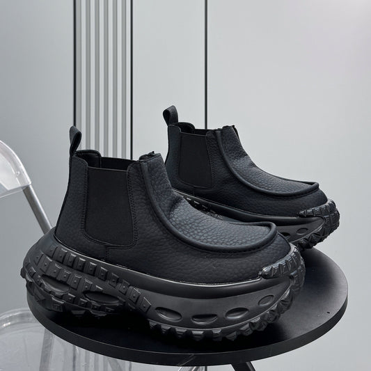 Thick-Sole Height-Increasing Chelsea Boots WN24774